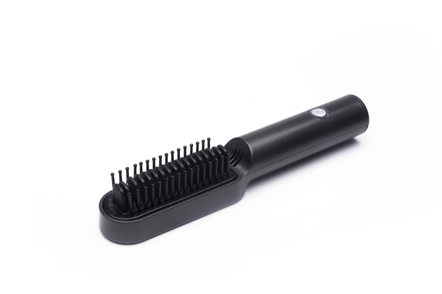 USB Portable Hot Air Comb 2-in-1 Hair Straightener & Curler Brush