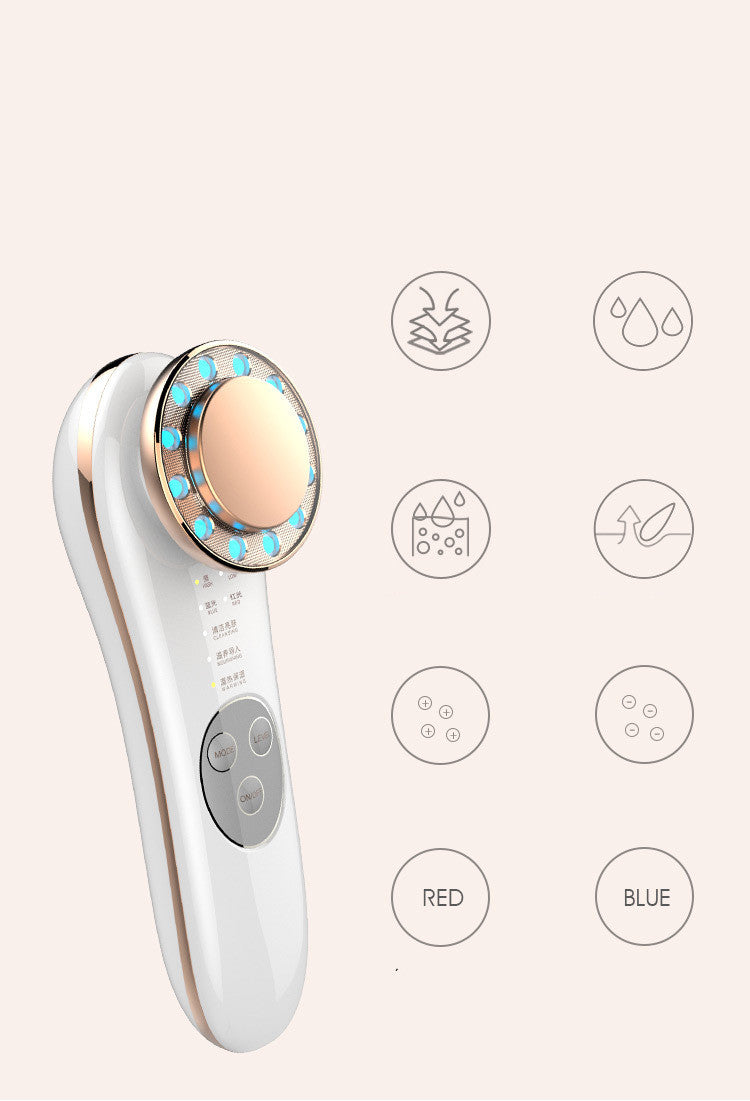 7-in-1 Facial Massager Face Lifting & Tightening Machine – Galvanic High-Frequency Skin Care Tool