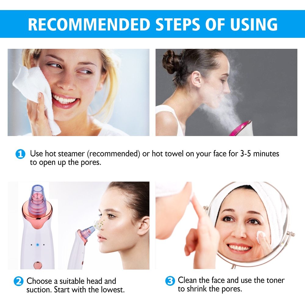 Electric Blackhead Remover – Advanced Facial Cleansing Tool