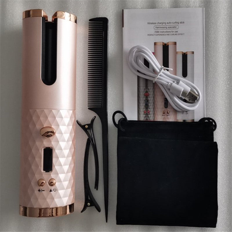 Cordless Automatic Curling Iron – Effortless Curls Anywhere!