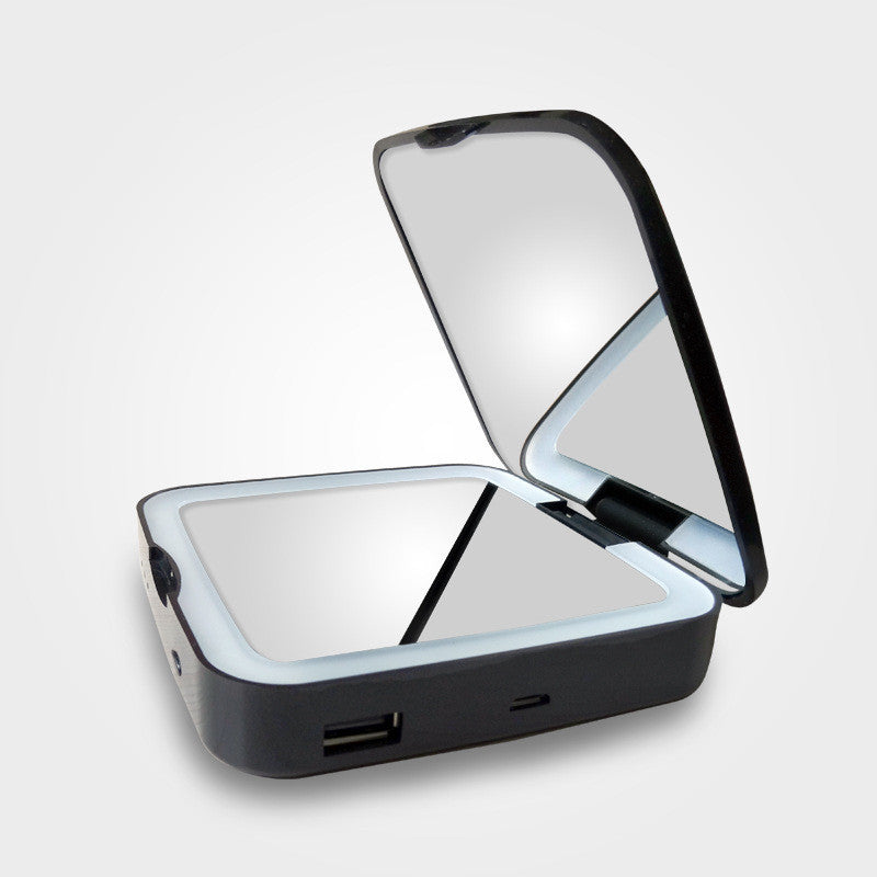 LED Makeup Mirror with Adjustable Light and Magnification