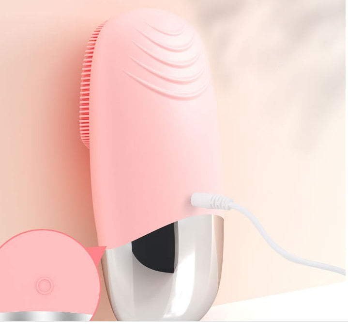 Mini Silicone Electric Face Cleansing Brush